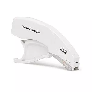 Medline Disposable Surgical Skin Stapler - Disposable Skin Stapler with Counter, Sterile, 35 Wide Staples - STAPLER35W