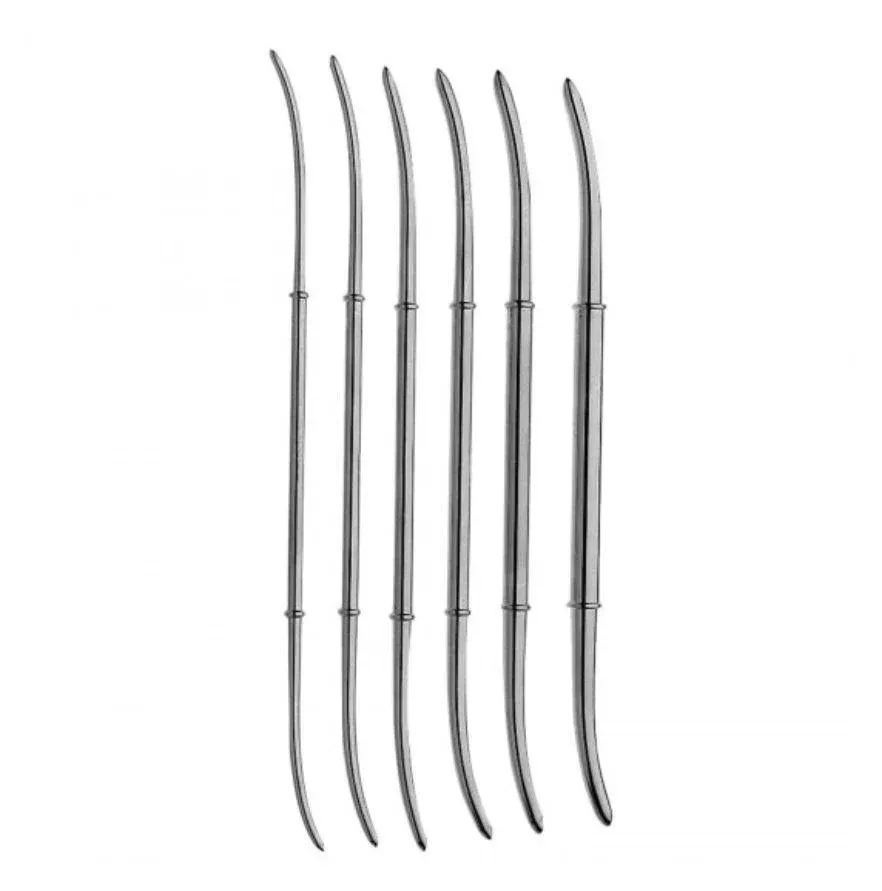 Medline Double-Ended Hank Uterine Dilators - 27-28 Fr (8.9 mm - 9.2 mm) 11" (27.9 cm) Double-Ended Hank Uterine Dilator - MDS7043028