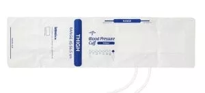 Medline Double Tube Blood Pressure Cuffs with Male Luer Connector - Disposable Double-Tube Blood Pressure Cuff with Male Luer Connector, Adult Long - MDS9923MLL