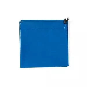 Medline Drawstring / Drawtape Container Liners - Drawcord Bag, Blue, 38" x 38", 1.5 Mil - SYP383815LB