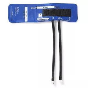 Medline Dual-Tube Reusable BP Cuffs with Male / Female Marquette Connector - Reusable Double-Tube Blood Pressure Cuff with Male / Female Marquette Connector, Adult Long - MDS9923MQMFLR