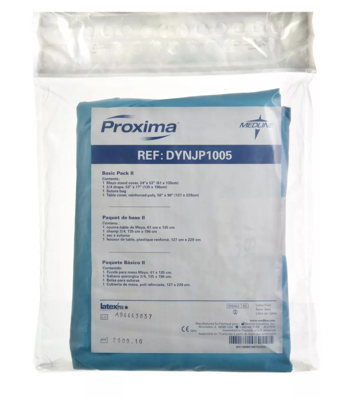 Medline Eclipse Set-Up Surgical Packs with Drapes - Set Up Pack - DYNJP1045