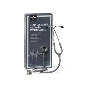 Medline Elite Neonatal Stainless Steel Stethoscope - Elite Neonatal Stainless Steel Stethoscope, Pink - MDS92160