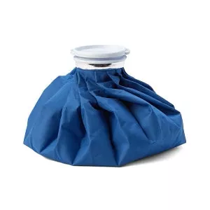 Medline English-Style Ice Cap Reusable Ice Bag - English Ice Bag, 11", Blue - NON44711
