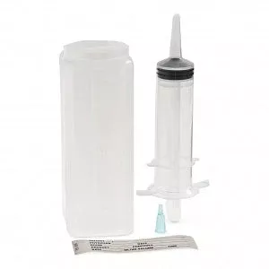Medline Enteral Feeding and Irrigation Single Syringes - Feeding Tray with Piston Syringe - DYNC7061