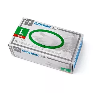 Medline Eudermic MP High-Risk Powder-Free Latex Exam Gloves - Eudermic MP Powder-Free 12" High-Risk Exam Gloves, Size 2XL - 485605