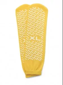 Medline Fall Prevention Slippers - Fall Prevention Patient Slippers, Yellow, Size XL - MDTPS4B05FPY