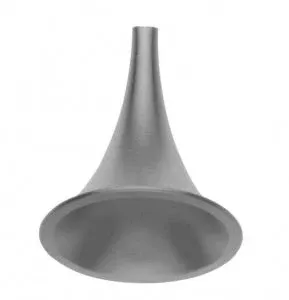 Medline Farrior Ear Speculums - 7 mm x 8 mm Oval 20˚ Angle Farrior Ear Speculum with Glare-Reducing Interior Surface - MDS4496370