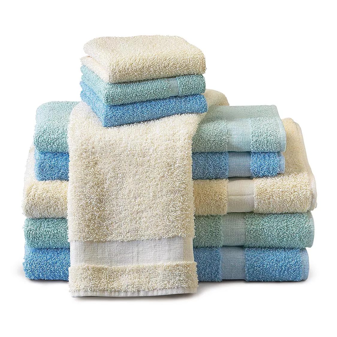 Medline Fibertone Color Bath Towels - Ring-Spun Fibertone Bath Towel, Beige, 24" x 50", 10 lb./Dz., 5 Dz. - MDTBT5B10BEI