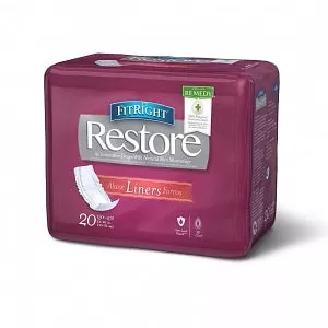 Medline FitRight Incontinence Liners - FitRight Incontinence Liners, Maximum, 13" x 30" - FITLINER500