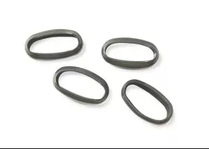 Medline Floor and Furniture Protectors / Glides - FLOOR PROTECTOR, CASTER, .38"X1.75", CHR - 411-B