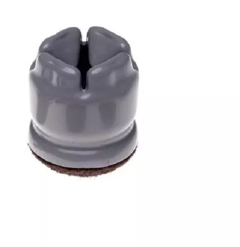 Medline Floor and Furniture Protectors / Glides - FLOOR PROTECTOR, SLIP-ON, 1.25", GY, 48PC - 133-48PC