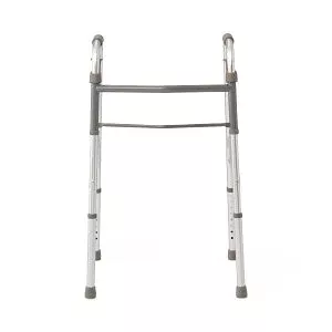 Medline Folding Paddle Walkers with 5" Wheels - Adult Folding Paddle Walker - MDS86410P