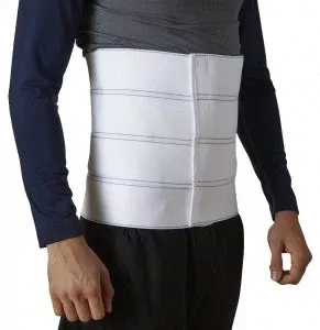 Medline Four-Panel Abdominal Binders - Four-Panel Standard Abdominal Binder, Size 3XL, 12" H - ORT213003XL