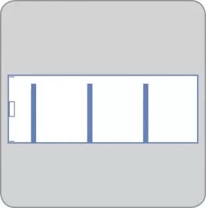 Medline Full-Size C-Arm Surgical Drapes - Sterile Full Size C-Arm Drape, 41" x 74" - DYNJE4400