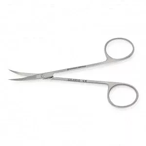 Medline Furst Knapp Iris Scissors - Iris Scissors, Sharp / Sharp, 3.5", Curved - MDS0834109F