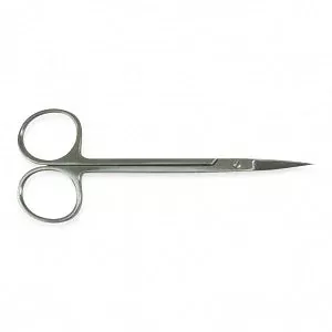 Medline Furst Knapp Iris Scissors - Iris Scissors, Sharp / Sharp, 3.5", Straight - MDS0834009F