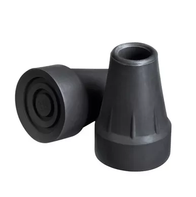 Medline G00842 - Medline 7/8" Super Crutch Tips, Gray, Also Compatible with Medline Bariatric Canes