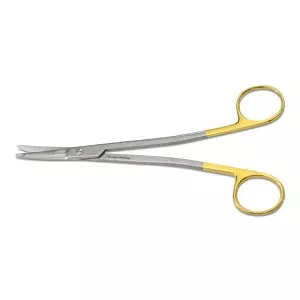 Medline Gorney Plastic Surgery Facelift Scissors - 9" (23 cm) Curved Gorney Facelift SuperCut Scissors with Tungsten Carbide Inserts - MDS8325996