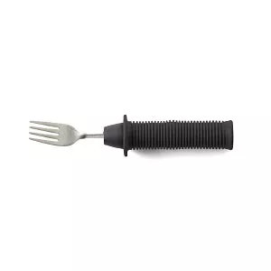 Medline Great Grip Bendable Utensils - Great Grip Fork, Bendable, Red Handle, Youth - MDSR004754