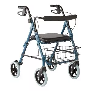 Medline Guardian Deluxe Rollators with 8" Wheels - Guardian Rollator, Deluxe, Aluminum, Rose - G07887R