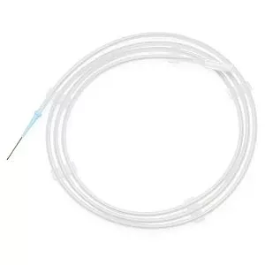 Medline Guidewires, 0.018" Diameter - 0.018" dia. Stainless Steel Guidewire with Straightenable 3 mm J Tip, PTFE Coating and Fixed Core, 260 cm L - DYNJGWIRE46