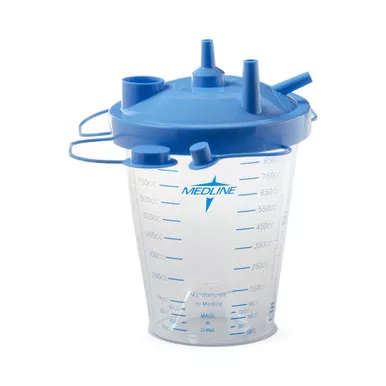 Medline HCS7850 - Rigid Suction Canister Kit Medline 850 mL Sealing Lid