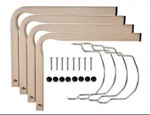 Medline Headboard / Footboard Mounting Hardware - Head / Footboard Mounting Hardware for FCE1232 - FCE1232HDW