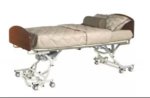 Medline Headboard / Footboard Mounting Hardware - High-Low Lock Full Bed Package, 7-3/4" to 30" High, 34-1/2" x 80" - FCE1385NRQO