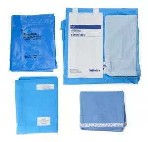 Medline Heavy-Duty Eclipse Surgical Set-Up Pack with Drapes - Heavy-Duty Set-Up Pack - DYNJP1046