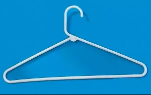 Medline Heavy-Duty Plastic Hangers - Heavy Duty Plastic Hanger - EVS17144