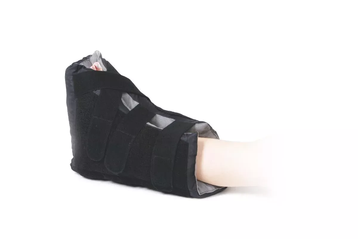 Medline HEELMEDIX Advanced Heel Protectors - HEELMEDIX Heel Protector with Wedge and Adjustable Hook-and-Loop Closure, One Size Fits Most - MDT823330SW