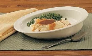 Medline Hi-Lo Scoop Plates - Hi-Lo Scoop Plate, Polypropylene - MDSR001869
