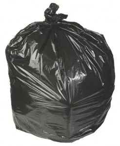 Medline High Density Black Liners - Black Liner, Roll, 40-45 gal., 40" x 48", 15 mic - HCR48XB