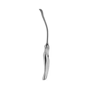 Medline Inner Facelift Endoplastic Dissectors - 9-1/8" (23 cm) Midface Inner Facelift Dissector with Multiple Curvatures of Shaft - MDS3906156