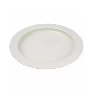 Medline Inner Lip Plates - 9" Plate With Inside Edge, White - MDSR001470