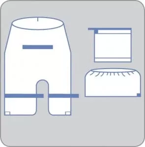 Medline Invisishield Mini C-Arm Kits - Mini C-Arm Drape Kit, 54" x 85" - DYNJE4520