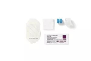Medline IV Start Kits with Prevantics - 6-Piece IV Start Kit with Prevantics Mini Swabstick and Tegaderm Transparent Film Dressing - DYND74274