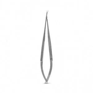 Medline Jacobson Micro Vascular Scissors - 7" (17.8 cm) Flat Handle Jacobson Micro Vascular Scissors with Fine 60˚ Angle Sharp / Sharp Tips - MDS0828860