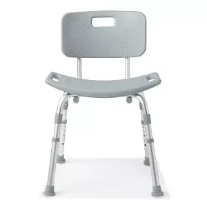 Medline Knockdown Bath Benches - CHAIR, BATH, W / BACK, KNOCKDOWN - G2-102KX1
