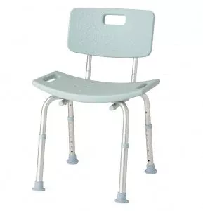 Medline Knockdown Bath Benches with Microban - Knockdown Bath Bench with Back and Microban Treatment - MDS89745KDMBG