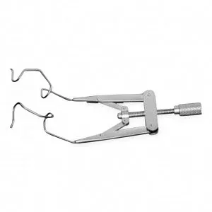 Medline Lieberman Eye Specula - V-Wire Blade Lieberman Eye Speculum with Aspirator - MDS0787951