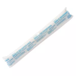 Medline Liqui-Loc Traditional Solidifier Packs - 3000cc Liqui-Loc Traditional Solidifier, Dissolvable Hot Dog Pack - DYNDS3000HP