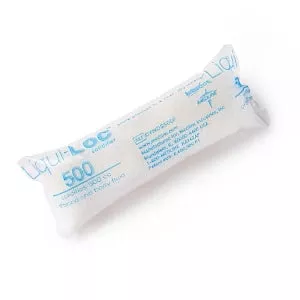 Medline Liqui-Loc Traditional Solidifier Packs - 500cc Liqui-Loc Solidifier, Dissolvable Hot Dog Pack - DYNDS500P