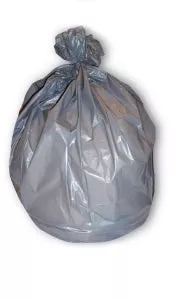 Medline Low-Density Polyethylene Gray Trash Liners - Low-Density Liner, Roll, Gray, 0.85 mL, 56 gal., 43" x 47" - NON4347XGY