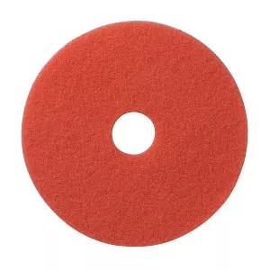 Medline Low-Speed Floor Buffing Pads - Low-Speed Buffing Floor Pad, Red, 17" - EVSPBUFF17R