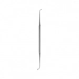Medline Maxillary / Frontal Sinus Ostium Seeker - 8.75" (22.2 cm) Size 2 Double-Ended Frontal Ostium Seeker with Curved Ball Tips - MDS0280047