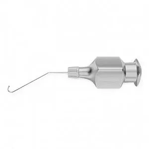 Medline McIntyre-Binkhorst Irrigating Cannulas - 26G McIntyre-Binkhorst Irrigating Cannula with Left Curvature - MDS0797015