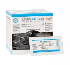 Medline Micro-Kill Bleach Germicidal Bleach Wipes - Micro-Kill Bleach Germicidal Bleach Wipes, 7" x 8", 50/Count - MSC351430A