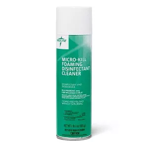 Medline Micro-Kill Foaming Disinfectant Cleaner - DISINFECTANT, AEROSOL, FOAMING, 17 OZ - 438-5196